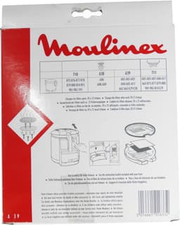 3 stuks Moulinex anti-vet en anti-reukfilters voor friteuses type A39 — thumbnail 3