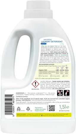 Planet Pure Wasmiddel vloeibaar universeel 0% zero 1500 Milliliter — thumbnail 1