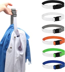 Laundry Strap with Buckle - waszakjes met rits - Multicolor Nylon Washing Care Tools - Writable Label - Household Laundry Organizer Loop - Wash Care Accessories — thumbnail 2