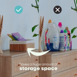 Seaves Wasstrips Fresh Linen - 60 Wasbeurten - Wasstrips Proefpakket - Wasmiddel doekjes - Wasvellen - Biologisch afbreekbaar - Plasticvrij — thumbnail 4