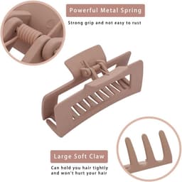 Grote Haarklemmen Set - 8 Stuks Antislip Haarspelden voor Dik en Dun Haar — thumbnail 5