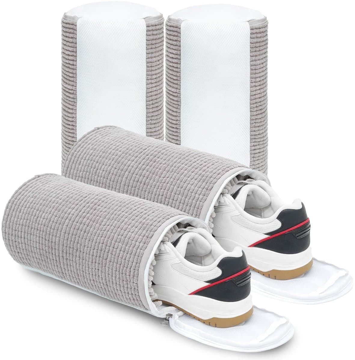 Schoenwaszak - 2 Stuks - 360 Graden Reinigingsdons - Wasmachine - Schoenenzak met Binnenzak - Schoenentas - Herbruikbaar - Voor Wasmachine en Droger — afbeelding 1