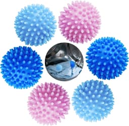 6 Packs Droogballen - Droogballen voor Wasdroger - Herbruikbare Wasbal - Wasmachine Accessoires — thumbnail 1