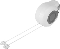 Muurgemonteerde waslijn voor binnen en buiten - intrekbare dubbele kledingdrooglijn - handige wasserij tool. — thumbnail 5