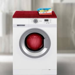 Beschermhoes Wasmachine en Droger - Stof- en Schokabsorberend - Geschikt voor Standaard Maten - 60x60x5 cm — thumbnail 2