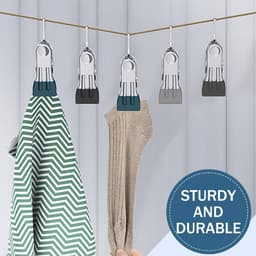 10 stuks roestvrijstalen kleerhangers en klemmen voor kleding en handwerk — thumbnail 2