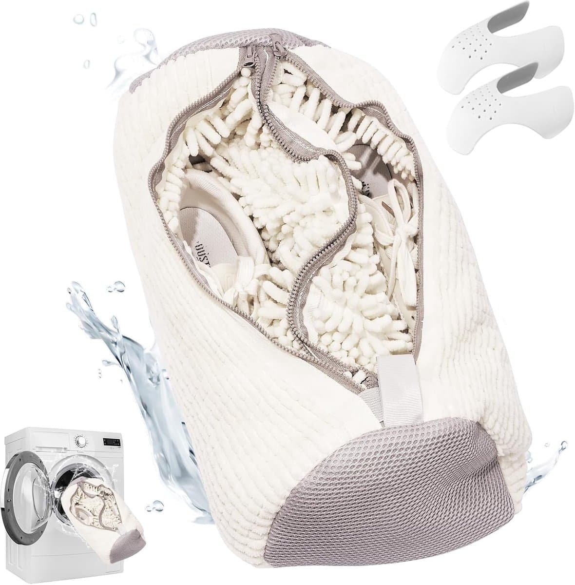 Herbruikbare Waszak voor Schoenen - Wasnet voor Wasmachine - Sneakers Wassen — afbeelding 1