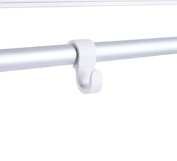 Gran Vida® - Opvouwbaar Droogrek - Muurbevestiging - Ruimtebesparend - Wit - 86 x 38 x 11cm — thumbnail 3