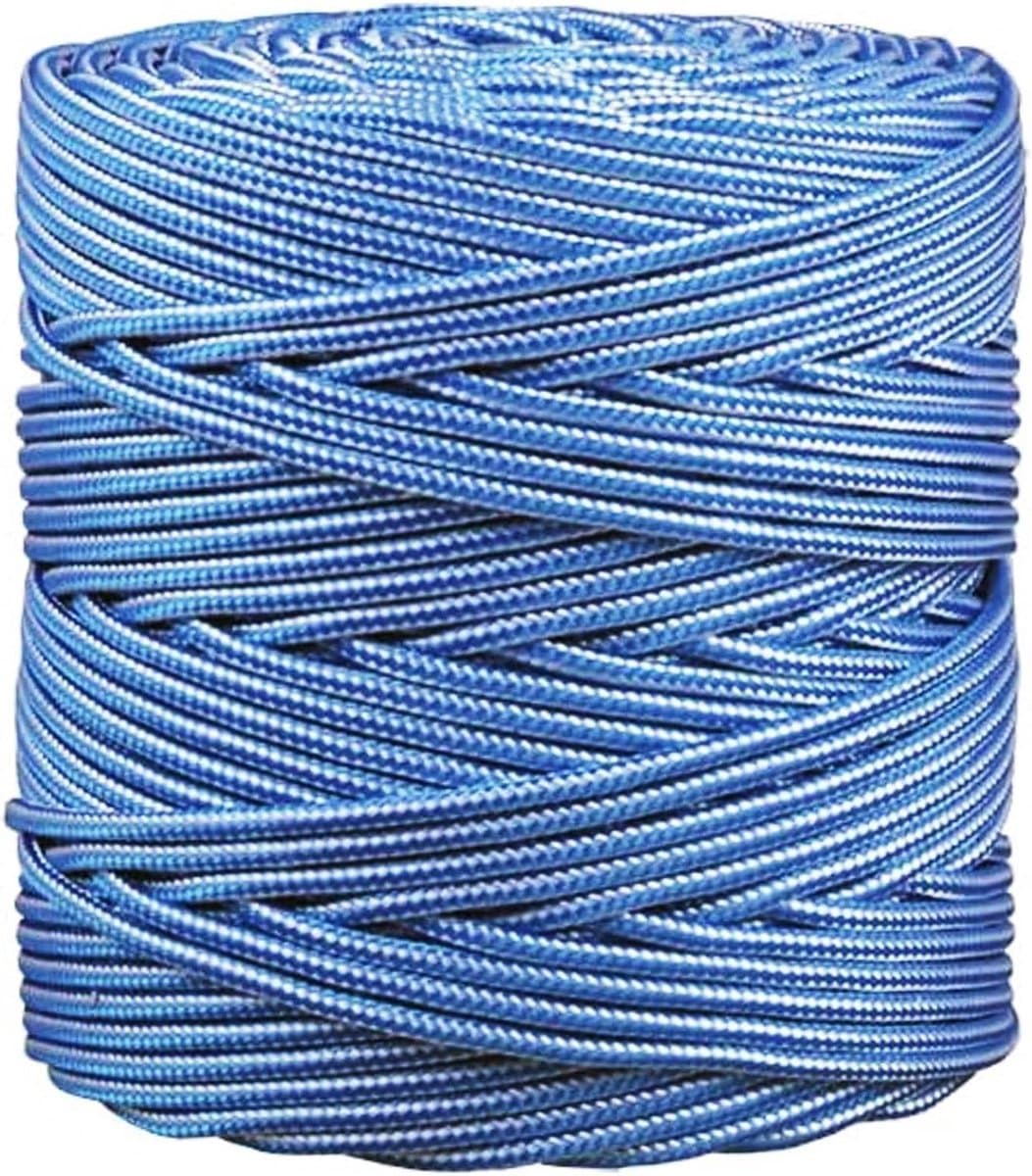 Waslijn voor binnen en buiten - veelzijdig gebruik - 100 m - blauw - polypropyleen — afbeelding 1