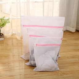 Waszakje/wasnetset, Geschikt voor delicate kledingstukken zoals overhemden, kousen, bh's, ondergoed en sokken (fijn en grofmazig), Geschikt voor ritssluiting. — thumbnail 1