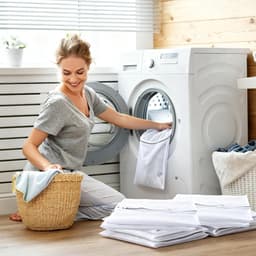 Wasnetjes met ritssluiting - Wit - 50 x 60 cm - Polyester waszakken voor wasmachine - Voor bescherming van gevoelige kleding — thumbnail 2