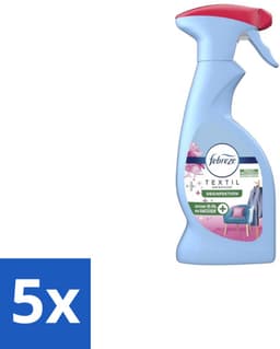 5 x Febreze – Textielspray – Roze Anjers – 375 ml - Voordeelverpakking - 5 stuks — thumbnail 1