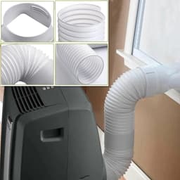 Dailygoods- Afvoerslang 150 mm - Flexibele Ventilatieslang - Airco/Afzuigslang - Droger/Wasdroger - Lichtgewicht/Duurzaam - Robuuste Constructie — thumbnail 3
