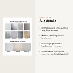 Dailygoods- Waslijn Intrekbaar - Wandmontage - Roestvrij Staal - Duurzaam - Max. Belasting 20 kg - Lengte 4,2 meter - Kledingdroogrek — thumbnail 3