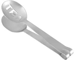 Thee Zak Knijper - Thee Houder - Thee Zetten - Uniek Handvat Ontwerp - 12 cm - Zilver