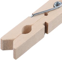 Dailygoods- Houten Wasknijpers 300 Stuks - Berkenhout - 7,2 cm - Knijpers voor Knutselen - Decoraties - Hoge Kwaliteit — thumbnail 2