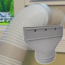 Flat Air Conditioning Slangadapter - Draagbare Airco Slangadapter - Afdichtingskit voor Venster- en Deurunit - Geschikt voor Drooginstallatie- en Aircoventilatiekanalen — thumbnail 2