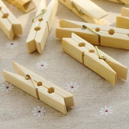 Wasknijper Opbergtas - Hangende Organizer - Was Ophangen - 360 Graden Haak - 32x20x2 cm - Beige — thumbnail 3