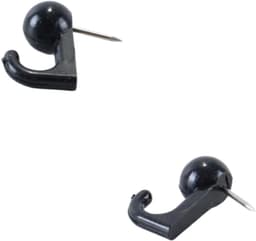 Prikkers Set - Decoratie Spelden - Foto's Ophangen - Roestvrijstalen Naald - 200 Stuks - Zwart — thumbnail 5