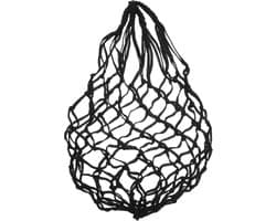Voerzak Pluimvee - Hooi Net - Langzaam Voeren - Duurzaam Nylon Gaas - 64x3cm - Zwart