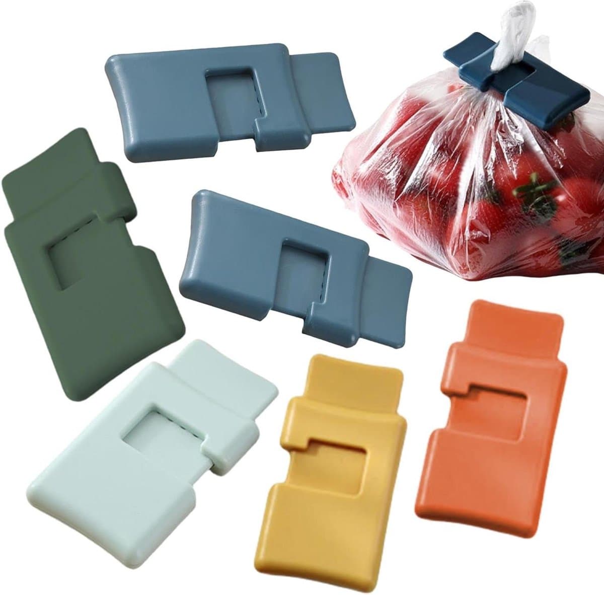 Voedselzak Clips - Knijpers Afsluiten - Voedsel Vers Houden - Verzekerde Afdichting - 6 stuks - Willekeurig — afbeelding 1