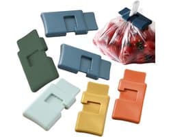 Voedselzak Clips - Knijpers Afsluiten - Voedsel Vers Houden - Verzekerde Afdichting - 6 stuks - Willekeurig