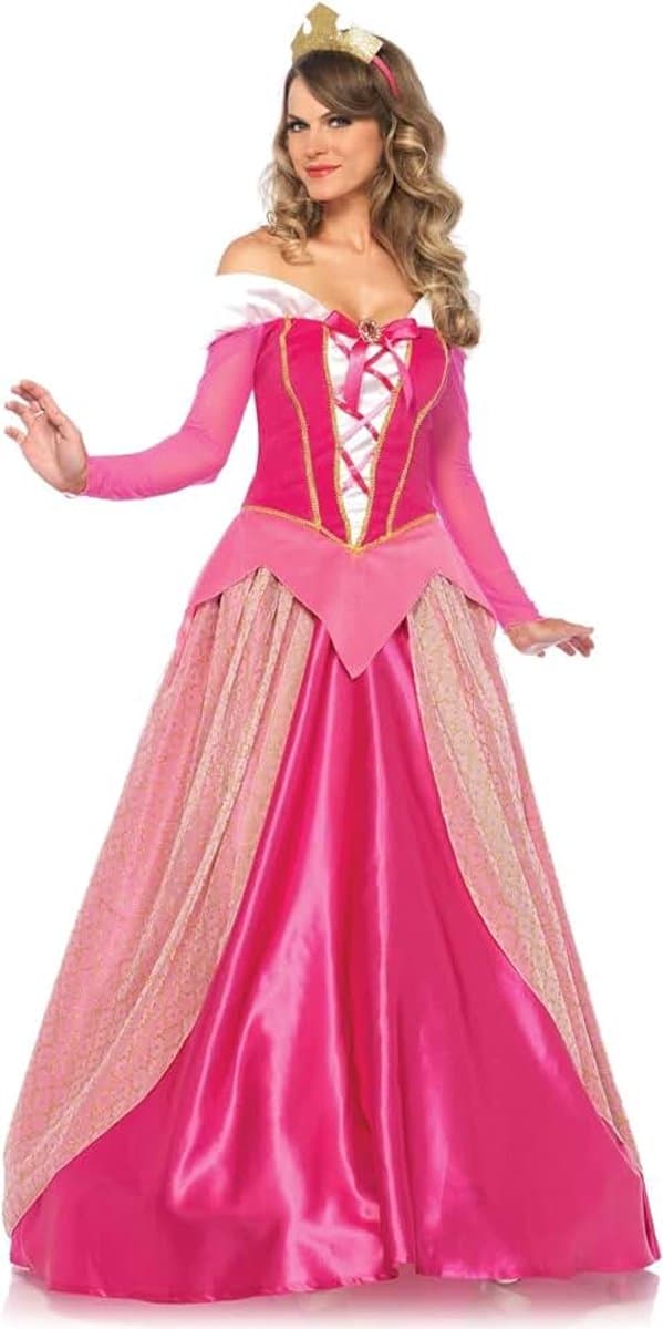 Avenue 85612 - Kostüm Set Prinzessin Aurora, Damen Fasching, L, rosa — afbeelding 1