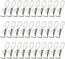 30 stuks handdoekklemmen, keukenhanddoeken, handdoekclips om op te hangen, clips voor handdoeken, washandjes, badsponsjes - lushangerclips voor pannenlappen & theedoeken — thumbnail 1