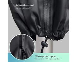 Waterdichte en UV-bestendige beschermhoes voor drooginstallaties - Weerbestendige tarpaulin voor buitengebruik, 168 x 30 x 30 cm, ideaal voor bescherming tegen stof en weersinvloeden