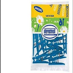 Wasknijpers - Kledingknijpers Kledinghangers - Kleding Drogen - Stevig Kunststof - 16 stuks - Blauw — thumbnail 1