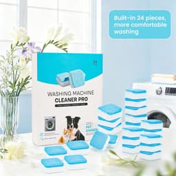 SnelShoppen - Wasmachinereinigingstabletten 48 stuks - Extra Sterk tegen Geur en Kalk - Dieptereiniging voor Hygiënische Wasmachine - Ideaal voor Huis — thumbnail 2