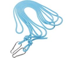 Outdoor Waslijn - Drogend Kledingtouw - Reizen en Kamperen - Winddicht en Slipvast - 5 meter - Blauw