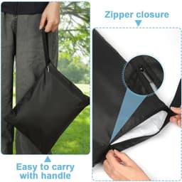 SnelShoppen - Waterdichte Natte Tas met Ritssluiting, Herbruikbare Natte Zak voor Badkleding, Sportkleding en Vuile Kleding, 2 Stuks, 40 x 50 cm, Mode — thumbnail 5