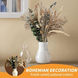 Gedroogde Decoratie Voor Vazen, Boho Droogbloemenboeket, Klein Tafelarrangement — thumbnail 2