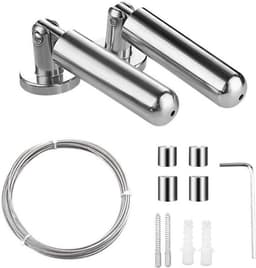 Roestvrij stalen Gordijndraad voor Raam en Douchegordijn - Hangend Draadkabel voor Kunstprojecten - 5 meter — thumbnail 1