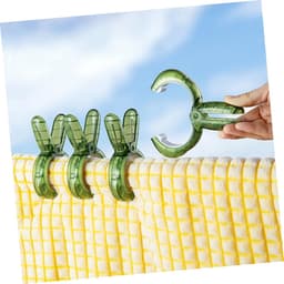 Wasknijpers - Kleding Clips - Kleding Drogen - Grote Jumbo Formaat - 12 cm Lengte - Groen — thumbnail 2
