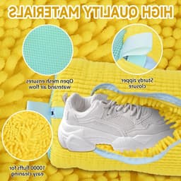 2 Stuks Waszakken voor Schoenen, Herbruikbare Zipper Tas voor Sneakers en Sportschoenen, Ideaal voor Wasmachine en Droger — thumbnail 5