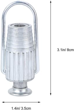 Dailygoods- Waslijn Aanscherper Set van 2 - Aluminium - Duurzaam - Huishoudelijke Leveringen - Kledinglijn - Sterke Constructie - Waslijnspanner — thumbnail 4