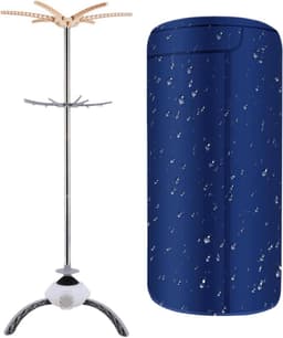 Draagbare Wasdroger - Elektrische Droger Compact - Snel Kleding Drogen - Opvouwbaar Design - 12 kg - Blauw — thumbnail 1