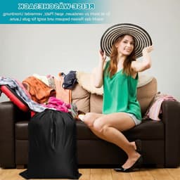 Praktische Waszakken voor Reizen - Set van 2, 50x60cm, Ideaal voor Kamperen, Thuis en Studentenhuizen — thumbnail 3
