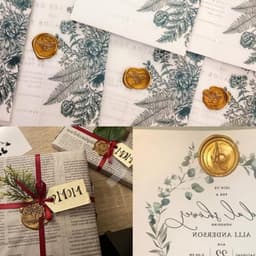 Octagonale Gouden Wasbolletjes voor Cadeauverpakking, Trouwaankondigingen en Gepersonaliseerde Enveloppen - 400 Stuks — thumbnail 4
