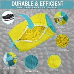 Waszak voor Schoenen, 2 Stuks Duurzame Bescherming voor Wasmachine en Droger, Herbruikbaar Mesh Net met Veilige Rits voor Sneakers, Sportschoenen en Delicate Stoffen — thumbnail 4