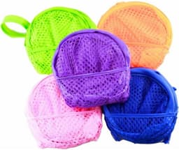 Waszakken Net Pop-up Mesh Opvouwbare - Wasmand Ideaal voor het sorteren van wasgoed - speelgoed, opbergzak, organizer, willekeurige kleur - 5 stuks — thumbnail 4