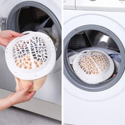 2 stuks - Waszak - Siliconen Waszak voor BH's - Ondergoedwaszak - Anti-Vervorming Wasbeschermer - Binnenwas Zak voor delicate Kleding - Wit, grijs — thumbnail 2