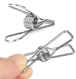 60 Stuks Roestvrij Stalen Wasknijpers voor Kleding en Decoratie — thumbnail 5