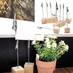 20 Stuks Houten Foto Clip Houders voor Thuis en Kantoor — thumbnail 5