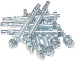 Zware anker bouten 5 stuks M8 80 mm verzinkt bevestigingsmateriaal voor beton en natuursteen — thumbnail 1