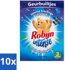 10 x Robijn Geurbuiltjes Intense 3 stuks per verpakking - Geur In Kleding - Langdurige Geur - Frisse Geur - Geurbuiltjes - Kledingkast Geur — thumbnail 1