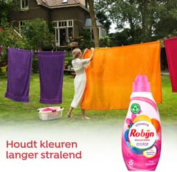 5 x Robijn - Klein & Krachtig Classics Color Pink Sensation - Vloeibaar Wasmiddel - 19 Wasbeurten - Kleurbehoud - Frisheid - Biologisch Afbreekbaar - Milieuvriendelijk - Vloeibaar Wasmiddel — thumbnail 4