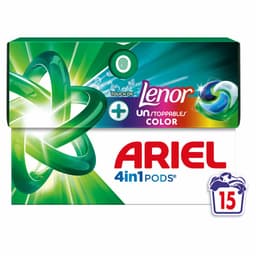 Ariel 4in1 Wasmiddel Pods Color Lenor Unstoppables - 15 stuks — thumbnail 1